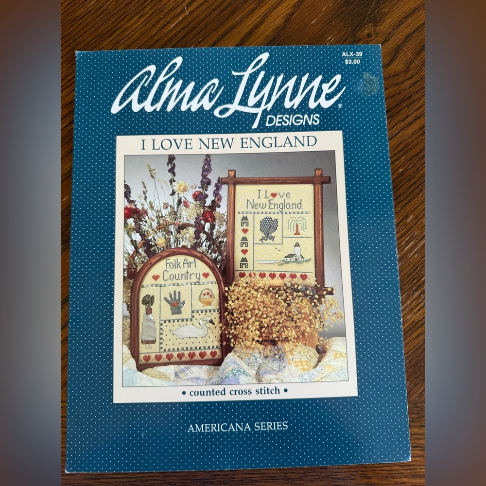 Alma Lynne Designs lot of 5 Booklets Counted Cross Stitch Bears Folk Country - Picture 4 of 9